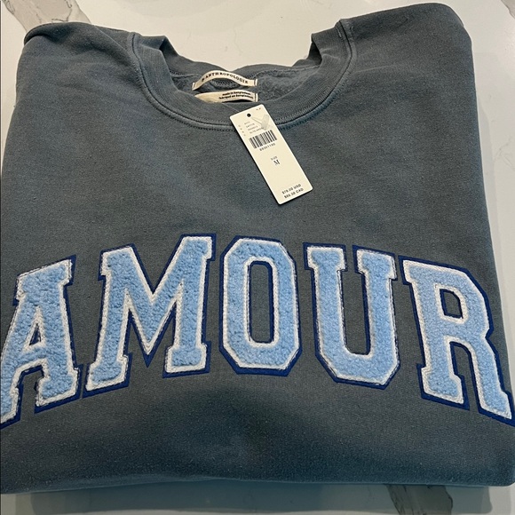 NWT Anthropologie Amour Sweatshirt - Picture 4 of 5